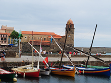 The medieval fishing village of Collioure
